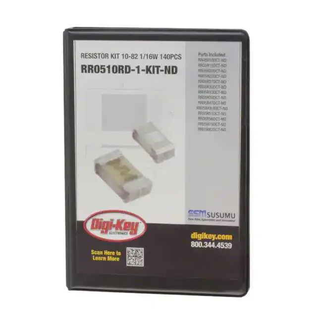 RR0510RD-1-KIT (RESISTOR KIT 10-82 1/16W 140PCS)