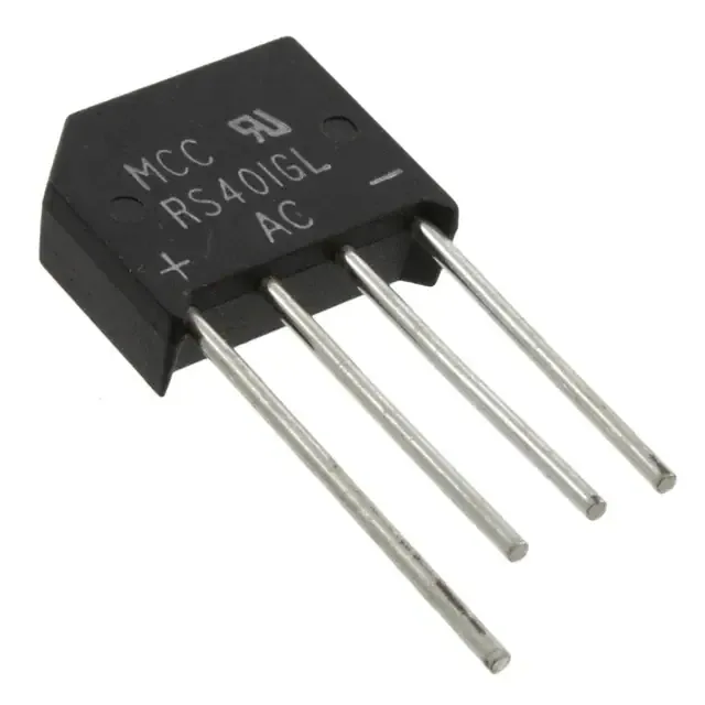 RS401GL-BP (IC BRIDGE RECT GPP 4A 50V RS-4L)