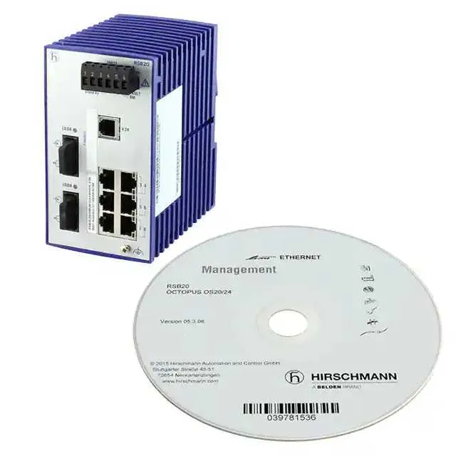 RSB20-0800M2M2SAABHH (ETHERNET SWITCH 8 PORT MANAGED)
