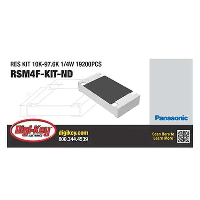 RSM4F (RES KIT 10K-97.6K 1/4W 19200PCS)