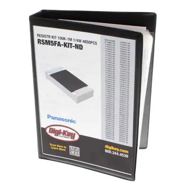 RSM5FA (RESISTR KIT 100K-1M 1/4W 4850PCS)