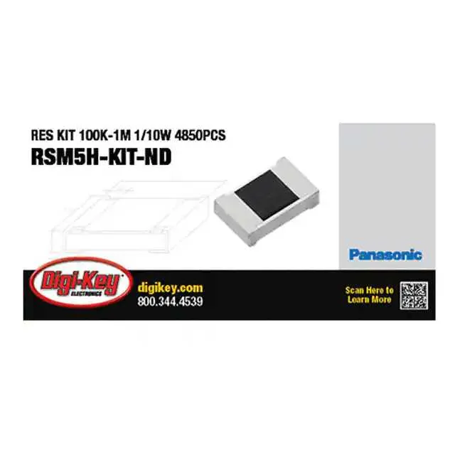 RSM5H (RES KIT 100K-1M 1/10W 4850PCS)