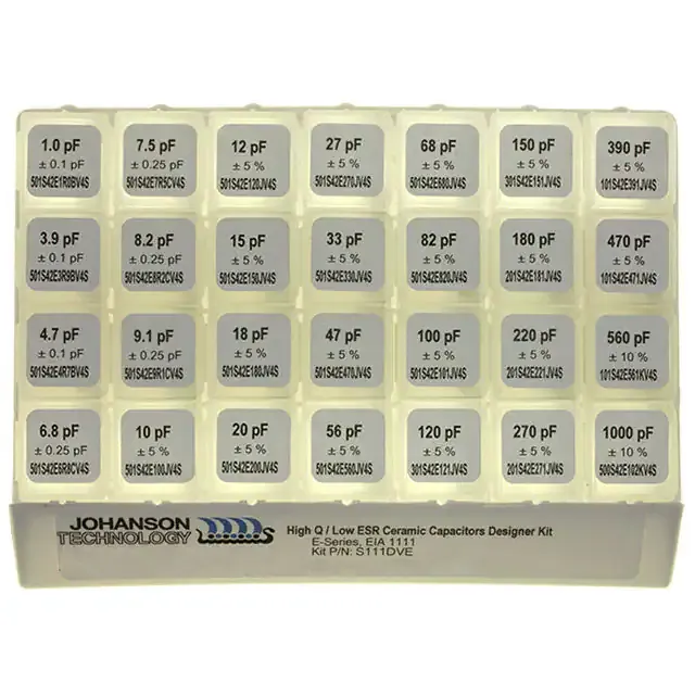 S111DVE (CAP KIT CERAMIC 1PF-1000PF 280PC)