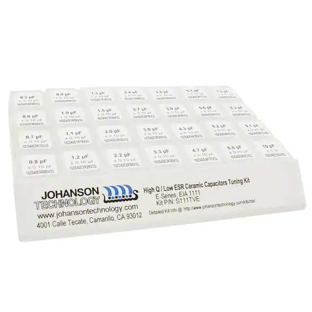 S111TVE (CAP KIT CERAMIC 0.5PF-10PF 280PC)