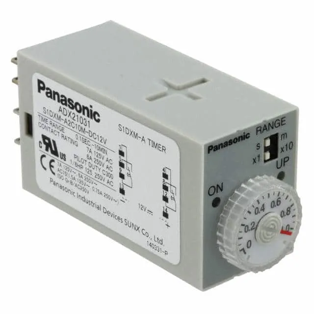 S1DXM-A2C10M-DC12V (RELAY TIME DELAY 10MIN 7A 250V)