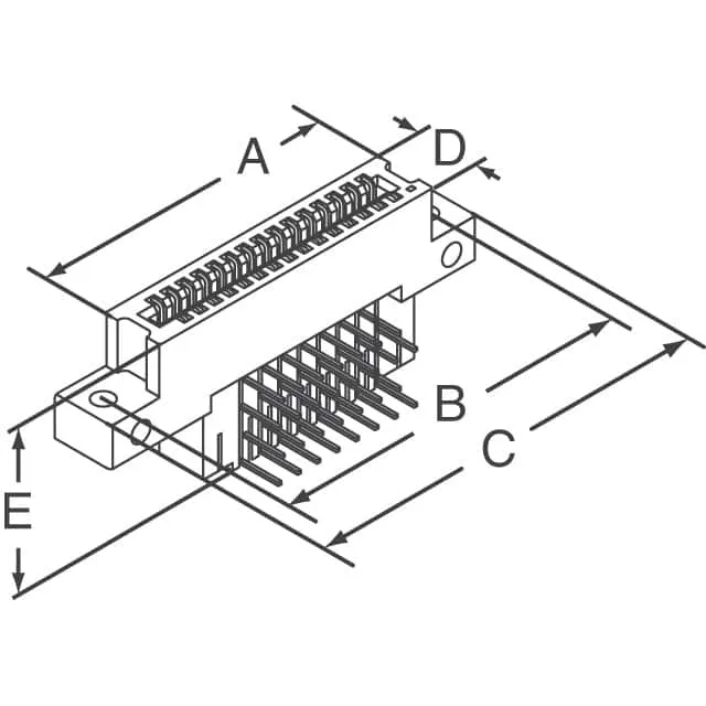 RZE25DHAS (CONN EDGE DUAL FMALE 50POS 0.039)