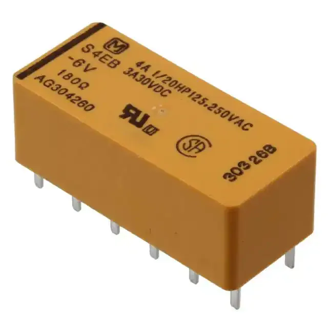 S4EB-6V (RELAY GENERAL PURPOSE 4PST 4A 6V)