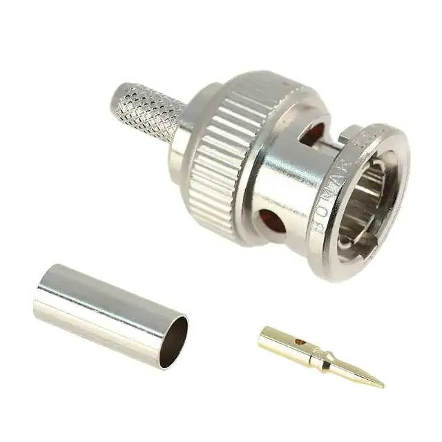 SBC1855A (CONN BNC PLUG STR 75 OHM CRIMP)