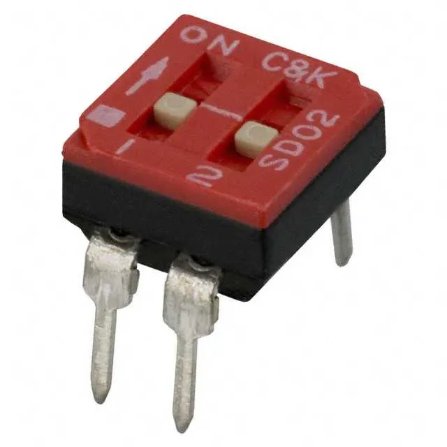 SD02H0B (SWITCH SLIDE DIP SPST 100MA 25V)