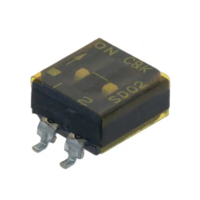 SD02H0SB (SWITCH SLIDE DIP SPST 100MA 25V)