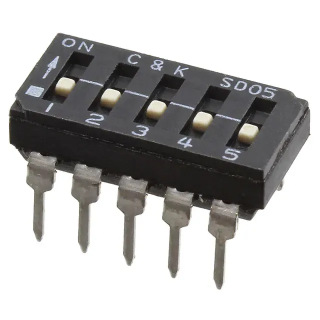 SD05H0BD (SWITCH SLIDE DIP SPST 100MA 25V)