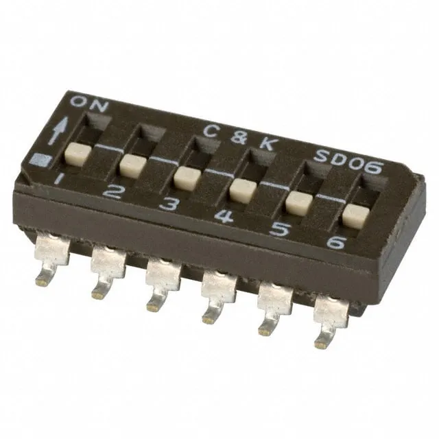 SD06H0SB (SWITCH SLIDE DIP SPST 100MA 25V)