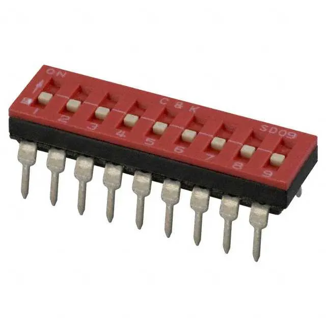 SD09H0B (SWITCH SLIDE DIP SPST 100MA 25V)