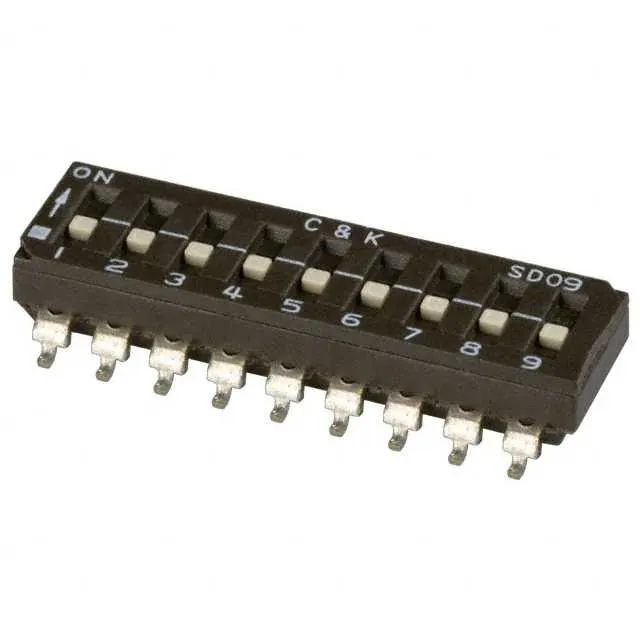 SD09H0SB (SWITCH SLIDE DIP SPST 100MA 25V)