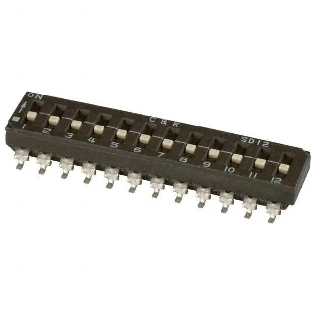 SD12H0SB (SWITCH SLIDE DIP SPST 100MA 25V)