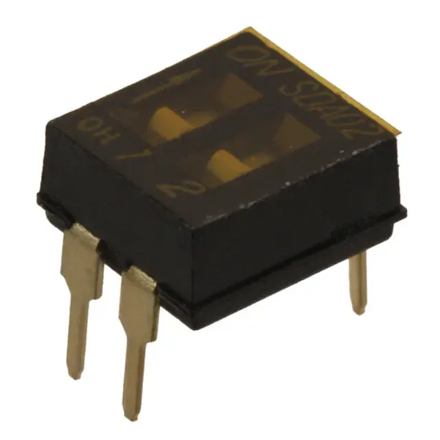 SDA02H0B (SWITCH SLIDE DIP SPST 25MA 24V)