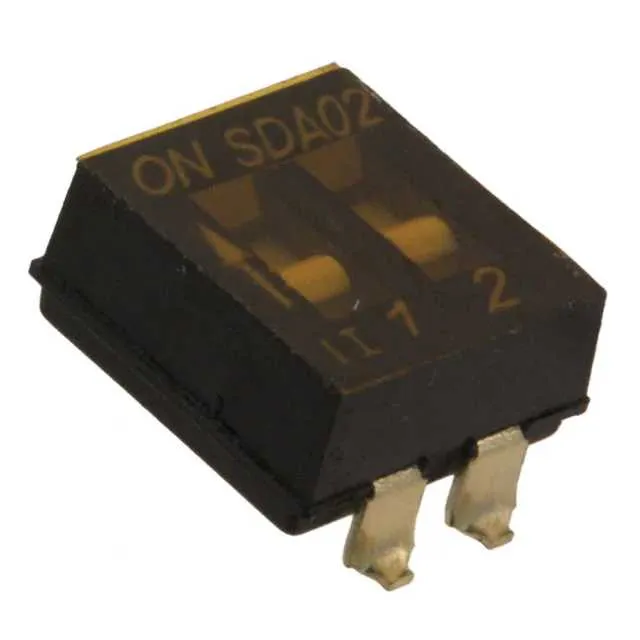 SDA02H0SB (SWITCH SLIDE DIP SPST 25MA 24V)