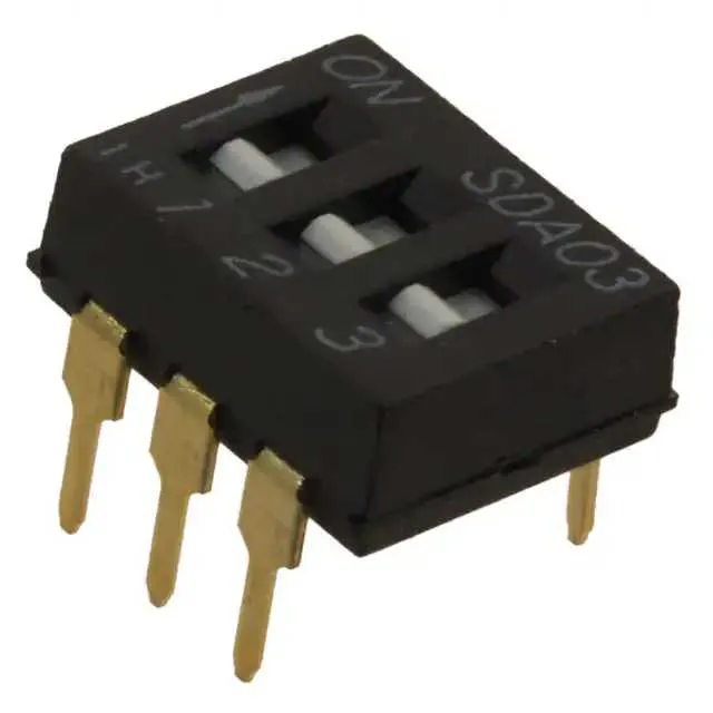SDA03H0BD (SWITCH SLIDE DIP SPST 25MA 24V)