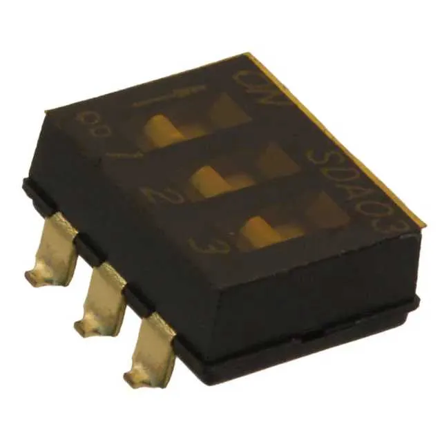 SDA03H0SBR (SWITCH SLIDE DIP SPST 25MA 24V)