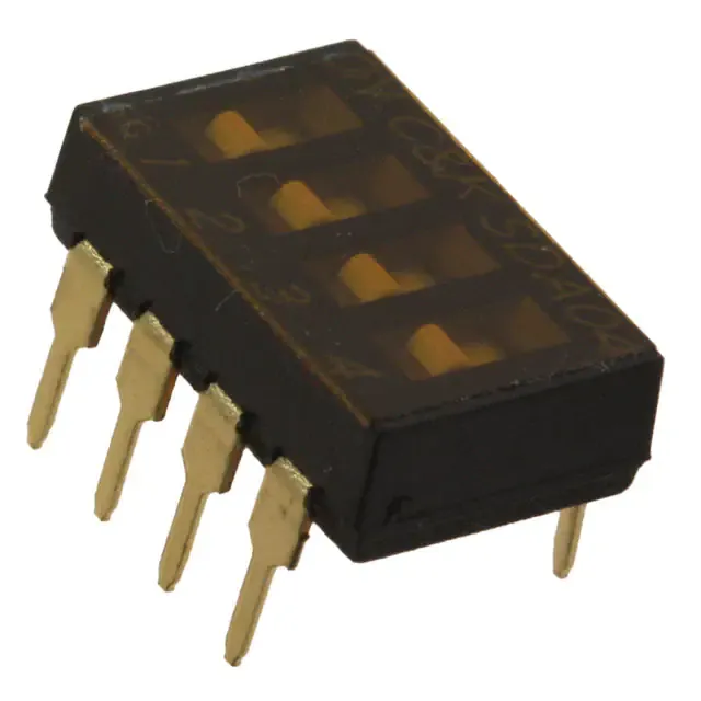 SDA04H0B (SWITCH SLIDE DIP SPST 25MA 24V)