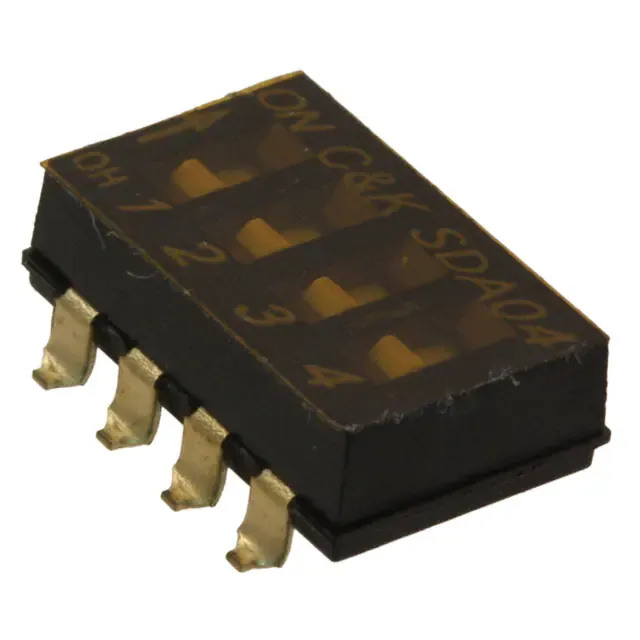 SDA04H0SB (SWITCH SLIDE DIP SPST 25MA 24V)