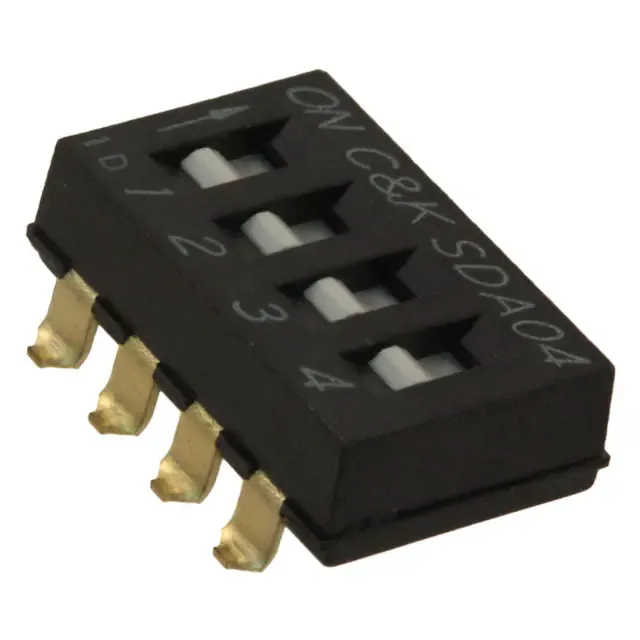 SDA04H0SBD (SWITCH SLIDE DIP SPST 25MA 24V)