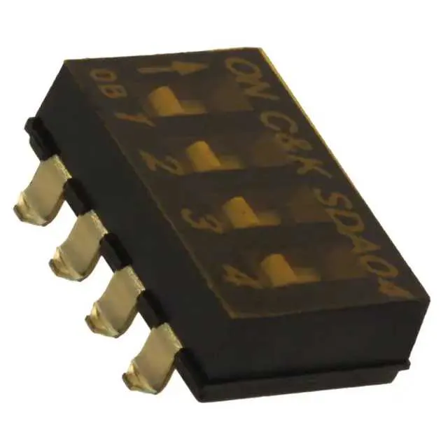 SDA04H0SBR (SWITCH SLIDE DIP SPST 25MA 24V)