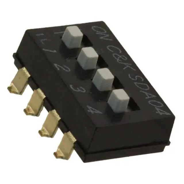 SDA04H1SBD (SWITCH SLIDE DIP SPST 25MA 24V)