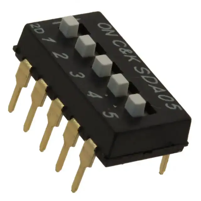 SDA05H1BD (SWITCH SLIDE DIP SPST 25MA 24V)