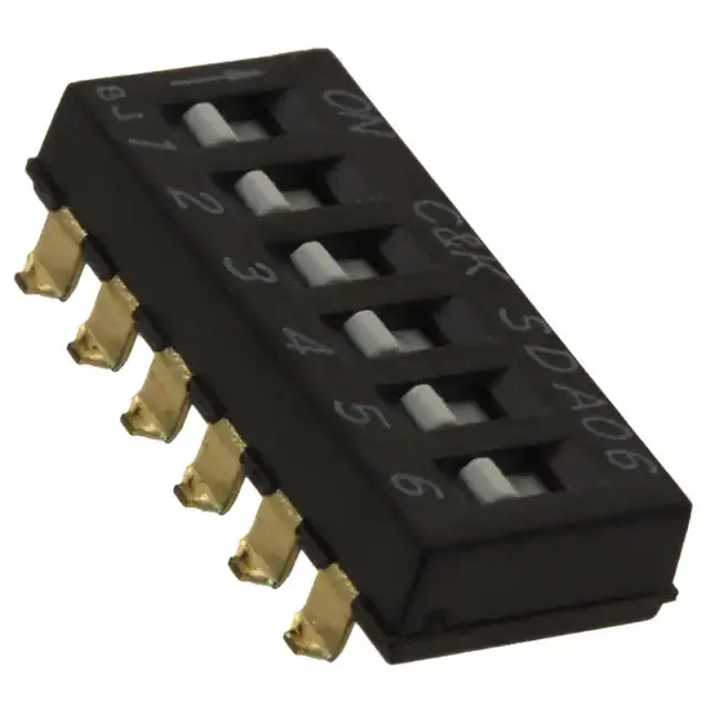 SDA06H0SBD (SWITCH SLIDE DIP SPST 25MA 24V)
