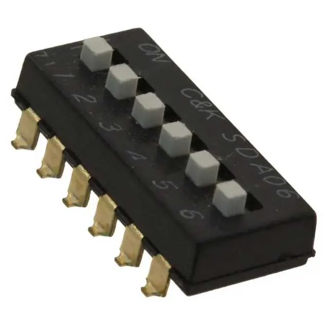 SDA06H1SBD (SWITCH SLIDE DIP SPST 25MA 24V)
