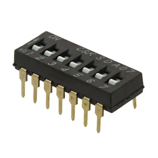 SDA07H0BD (SWITCH SLIDE DIP SPST 25MA 24V)