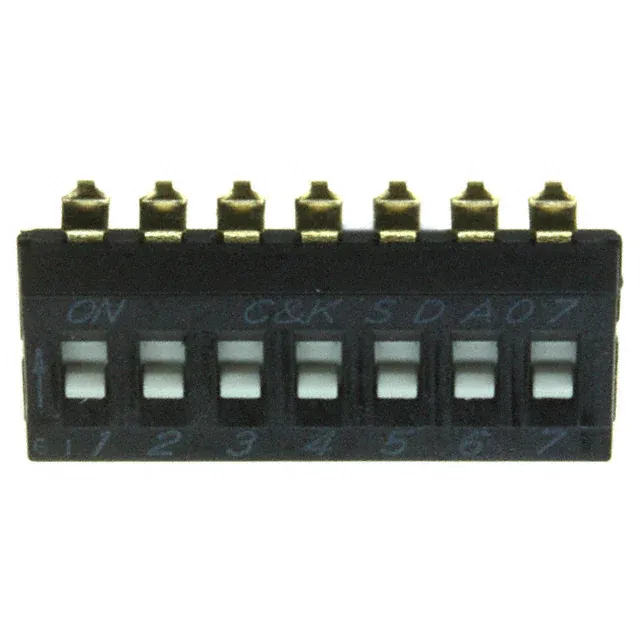 SDA07H0SBD (SWITCH SLIDE DIP SPST 25MA 24V)