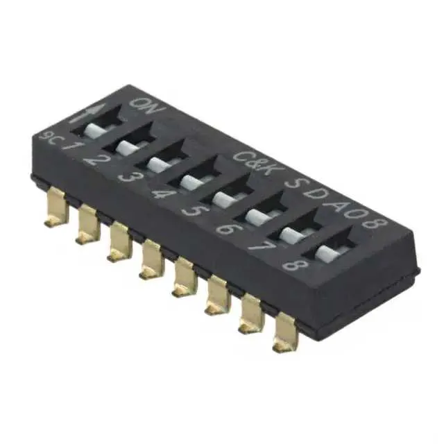 SDA08H0SBD (SWITCH SLIDE DIP SPST 25MA 24V)