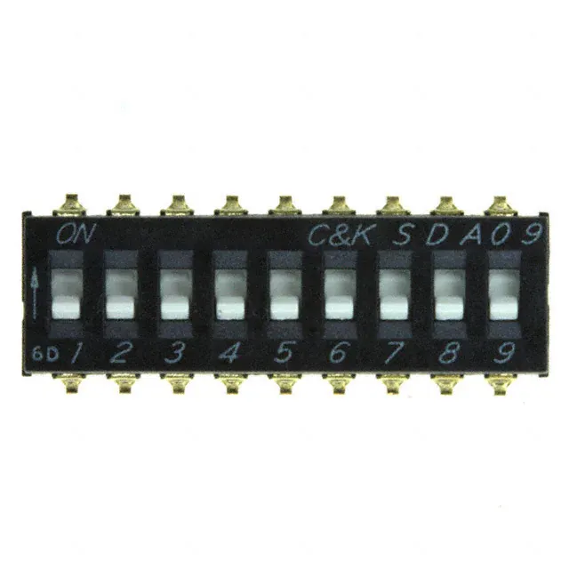 SDA09H0SBD (SWITCH SLIDE DIP SPST 25MA 24V)