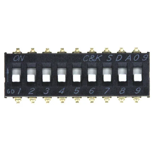 SDA09H1SBD (SWITCH SLIDE DIP SPST 25MA 24V)