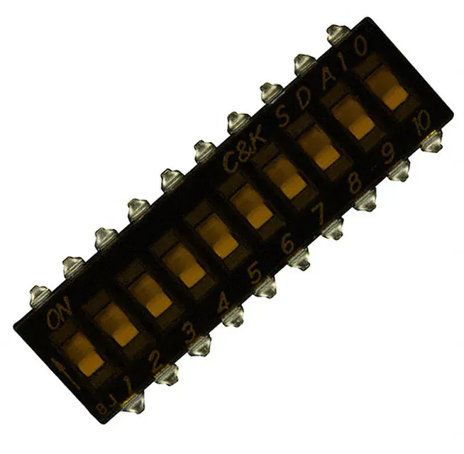 SDA10H0SB (SWITCH SLIDE DIP SPST 25MA 24V)