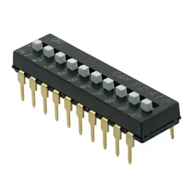 SDA10H1BD (SWITCH SLIDE DIP SPST 25MA 24V)