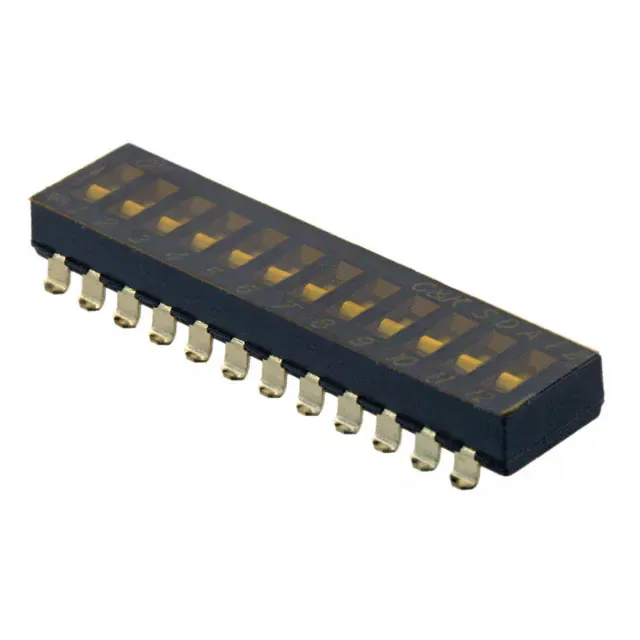 SDA12H0SB (SWITCH SLIDE DIP SPST 25MA 24V)