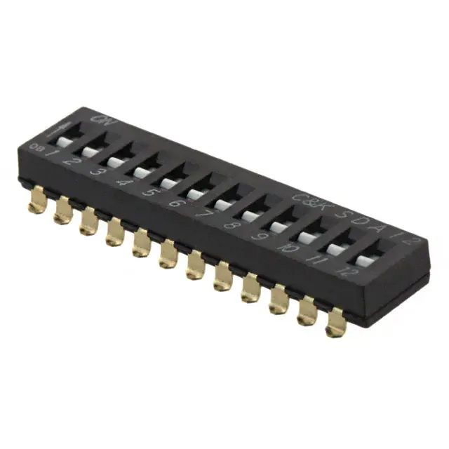 SDA12H0SBD (SWITCH SLIDE DIP SPST 25MA 24V)