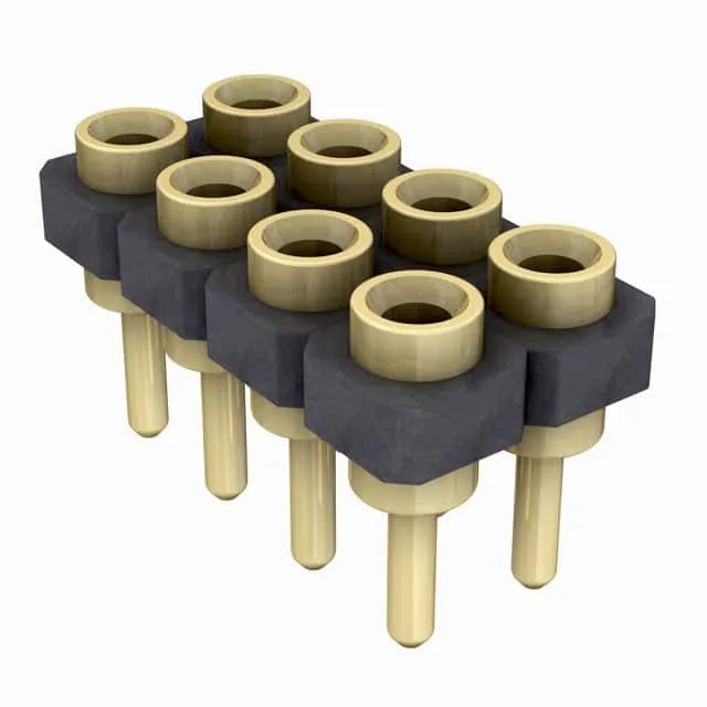 SDL-104-G-10 (CONN RCPT.100 8POS DUAL GOLD")
