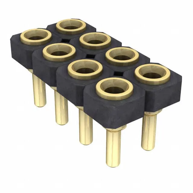 SDL-104-G-12 (CONN RCPT.100 8POS DUAL GOLD")