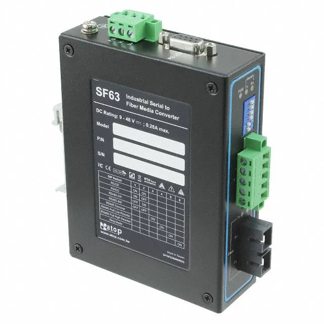 SF63-TB-DB-1FM-SC-2 (INDUSTRIAL SERIAL-TO-FIBER MEDIA)