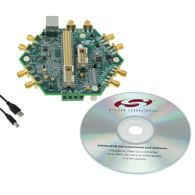 SI5324-EVB (BOARD EVALUATION SI5324)