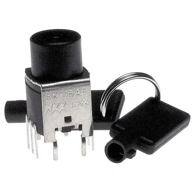 SK15AEG13 (SWITCH KEYLK 5POS SP5T 0.4VA 28V)
