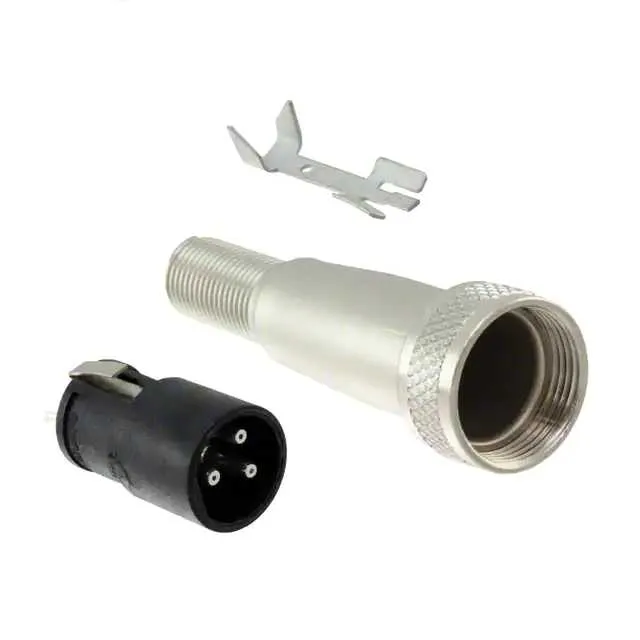 SL403MX (CONN PLUG MALE 3POS SILVER SLDR)