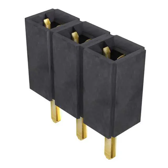 SLW-103-01-G-S (CONN RCPT.100 3POS SNGL GOLD")