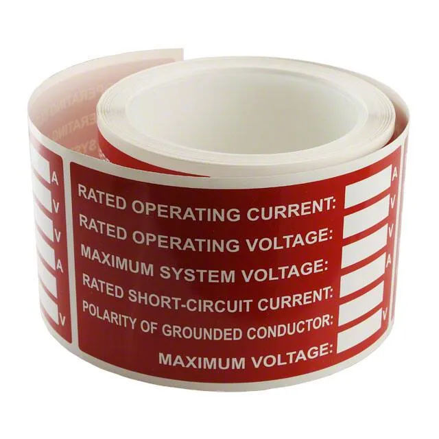 CR0782-000 (LABEL ID/RATINGS 2.75X5" 100PC")