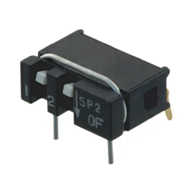 SPA02AB (SWITCH SLIDE DIP SPST 10MA 20V)