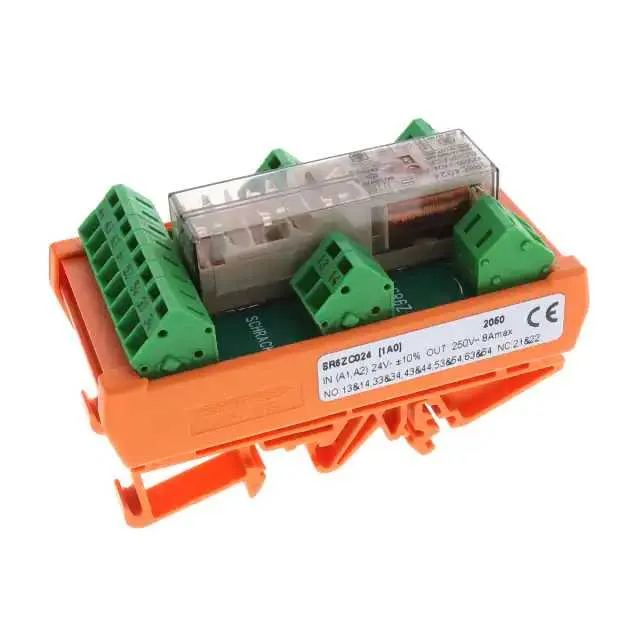 SR6ZC024 (RELAY SAFETY 6PST 8A 24V)